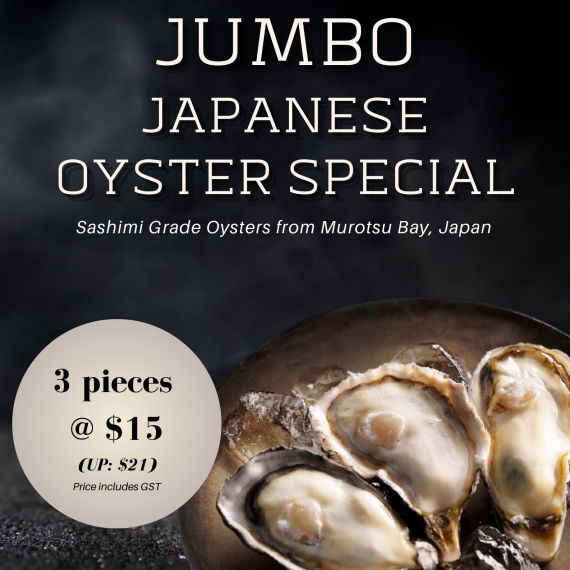 Jumbo Japanese Oyster Special