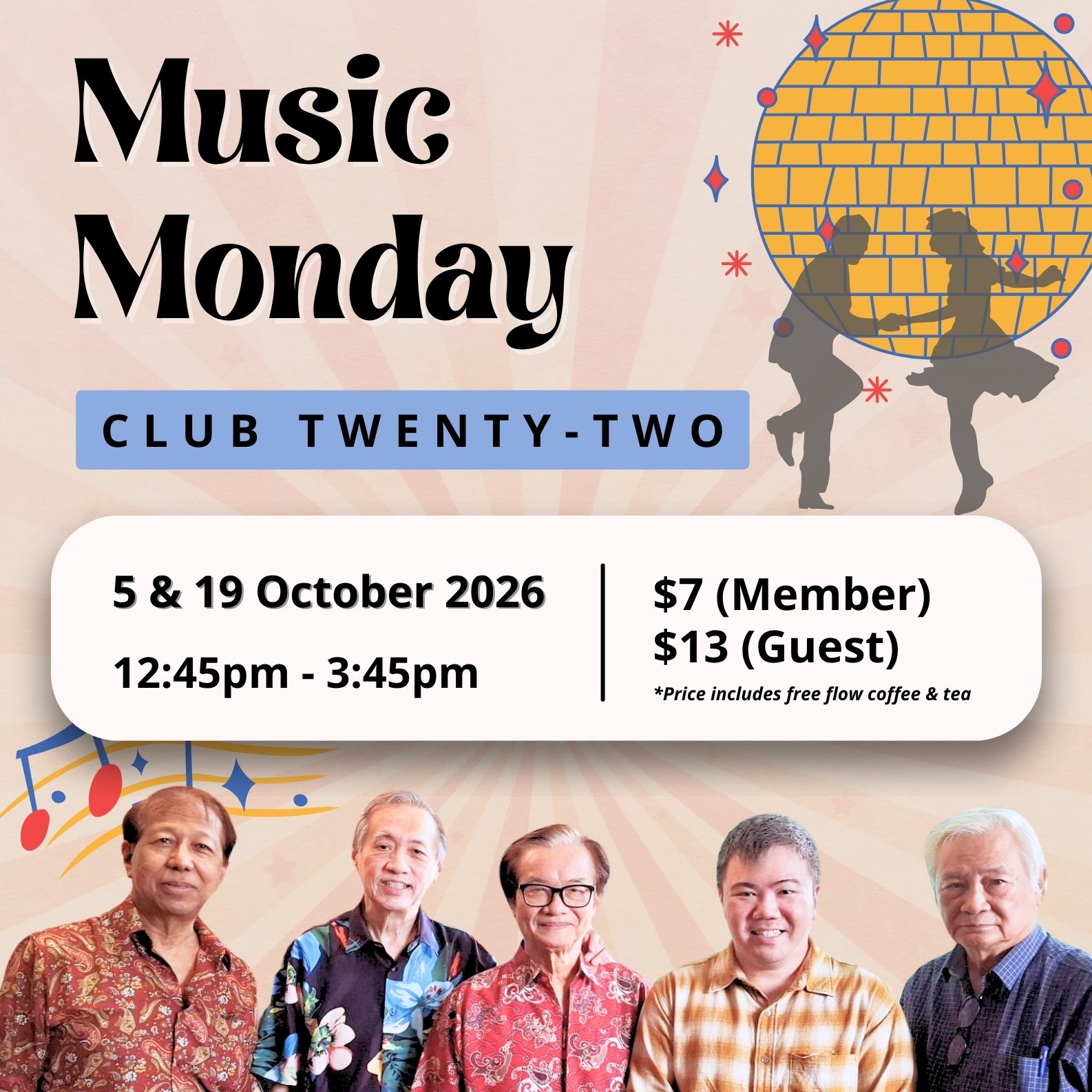 Music Monday 5 & 19 October 2026