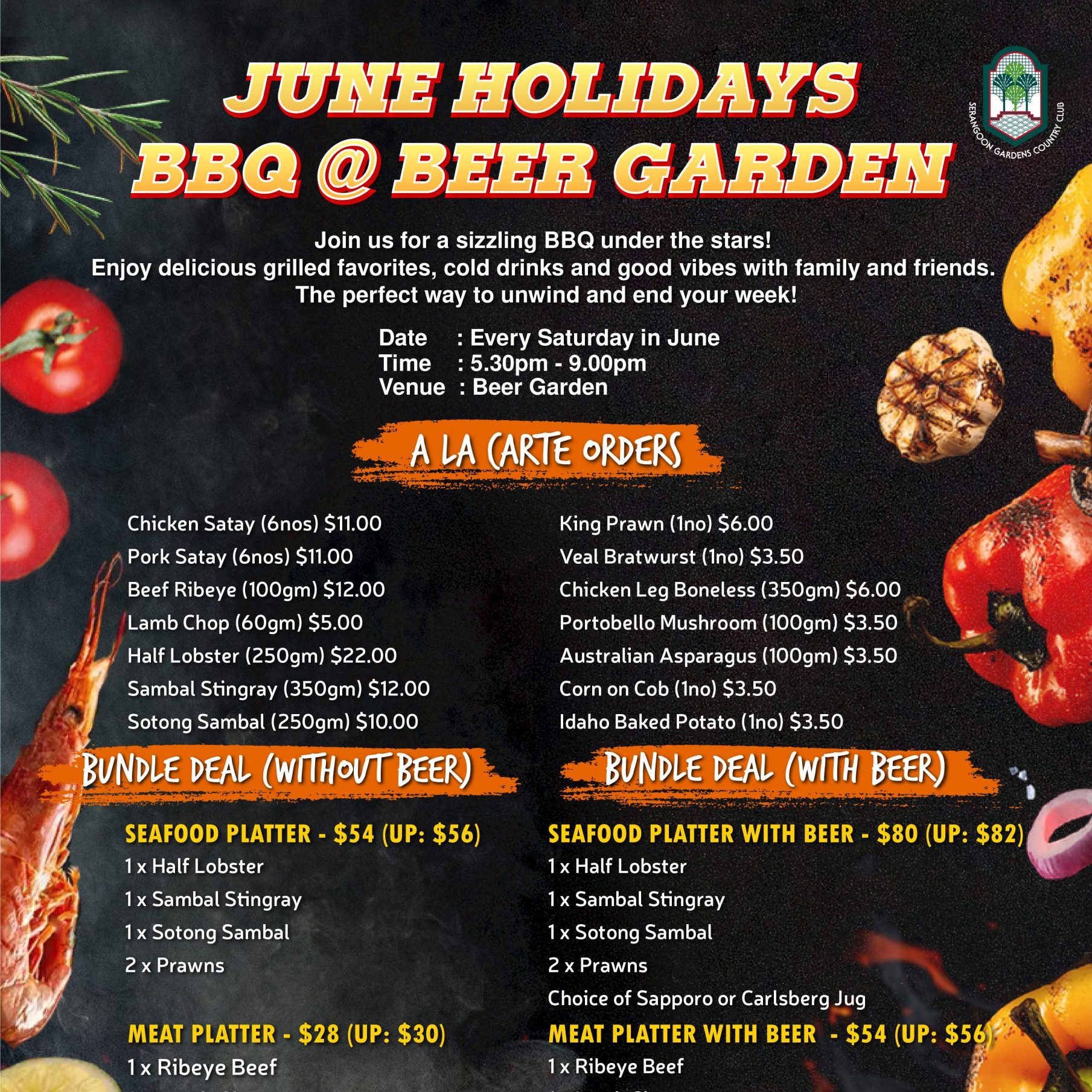June Holiday BBQ Beer Garden
