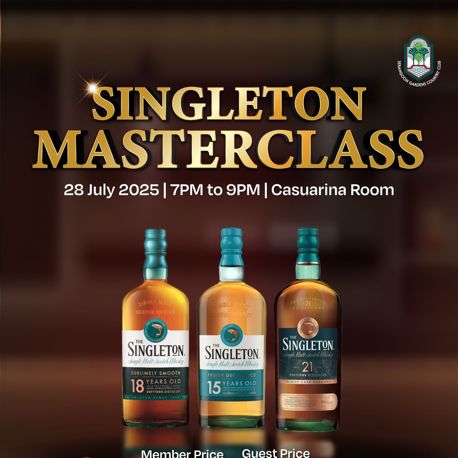 Singleton Master Class – 28 July