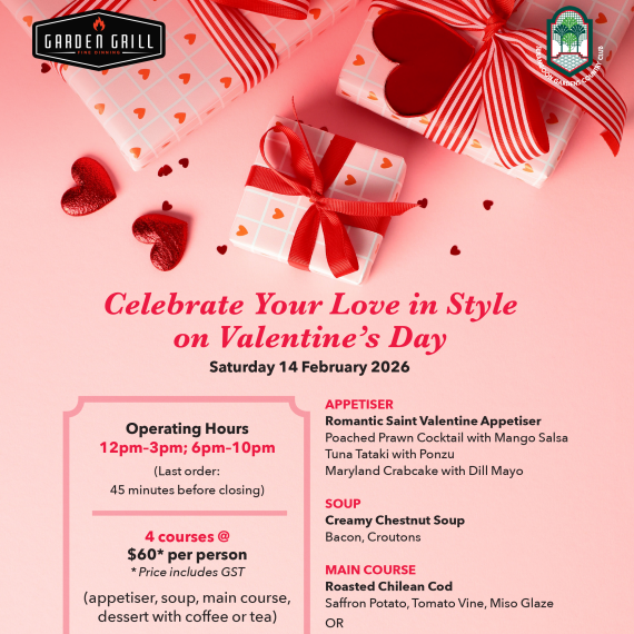 GG Valentine’s Day Menu – 14 Feb 2026