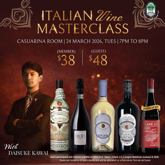 Italian Wine MasterClass – Daisuke Kawai – 24 March 2026