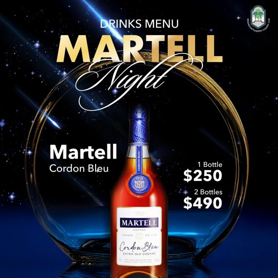 Alex Martell Night Drinks Menu – Martell Cordon Bleu