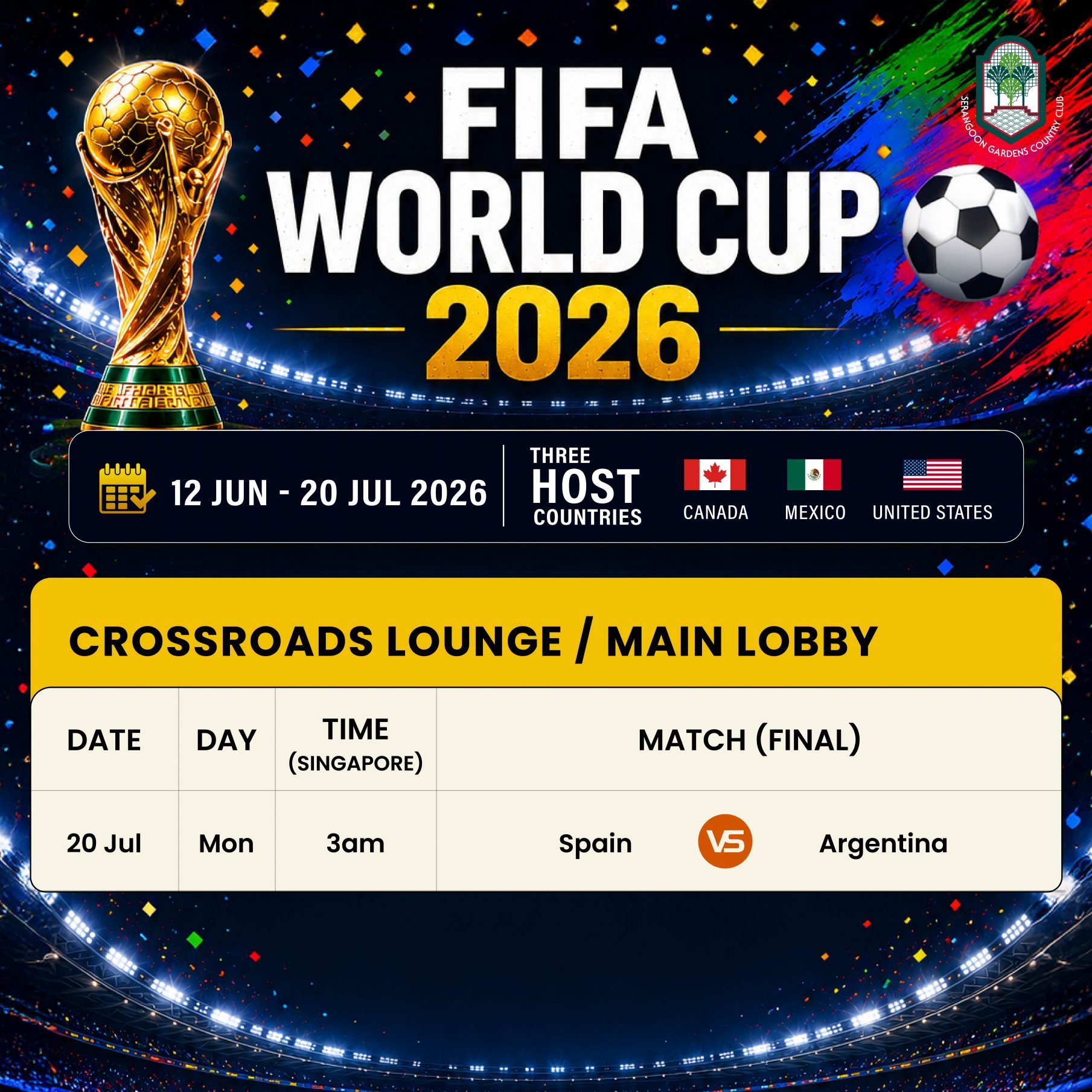 FIFA World Cup Schedule 2026 – 20 July 2026