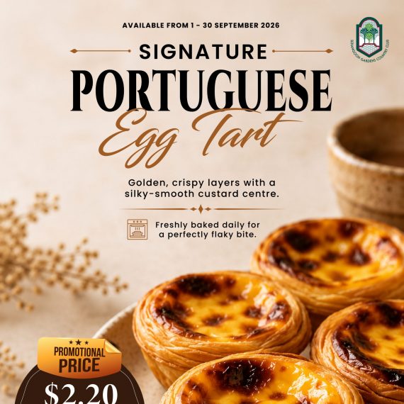 Signature Portuguese Egg Tart – 1 – 30 September 2026