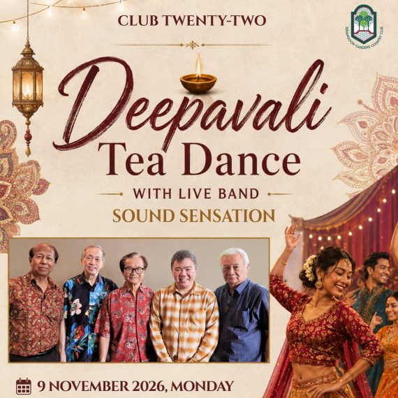 Deepavali Tea Dance with Live Band Sound Sensation – 9 November 2026 – R1
