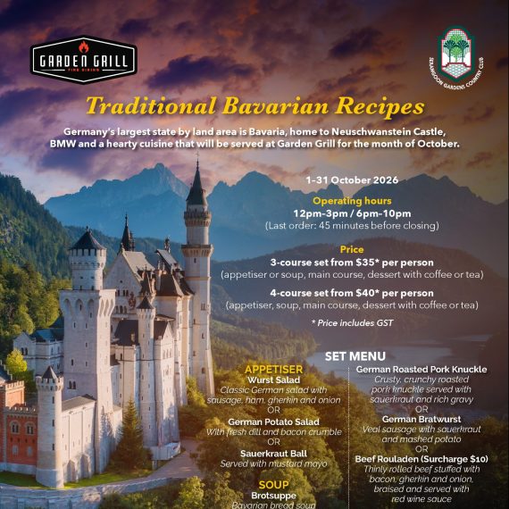 GG October Menu – Traditional Bavarian Recipes
