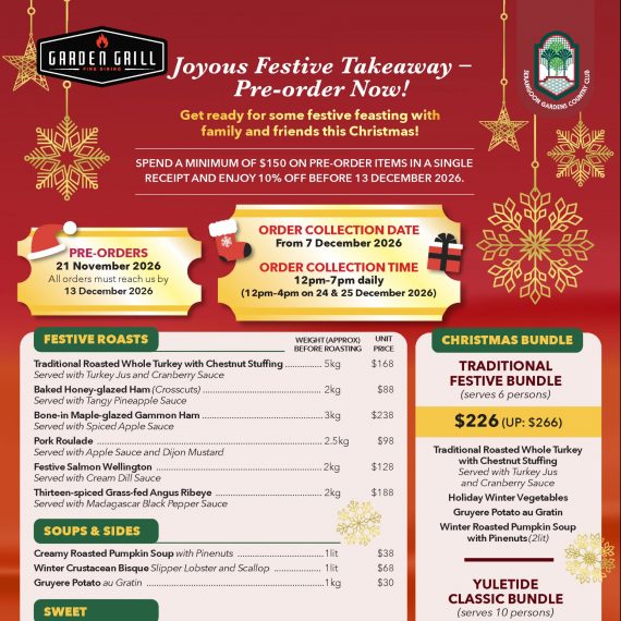 Joyous Festive Takeaway 2026