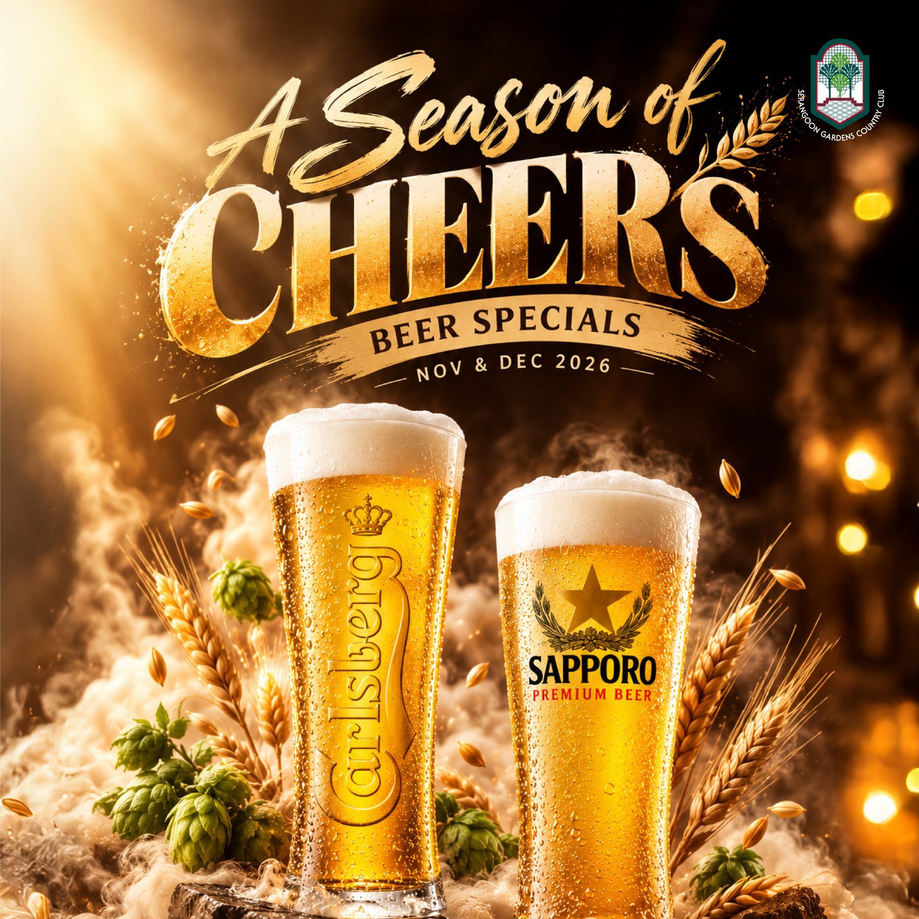 A Season of Cheers (Carlsberg & Sapporo) – Nov & Dec 2026